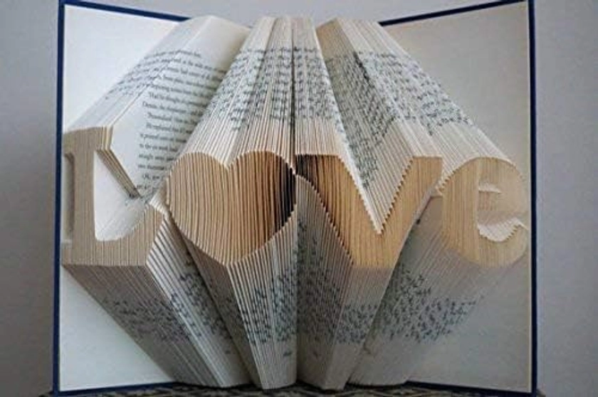 Boston Creative Company Love Pattern - Folded Book Art