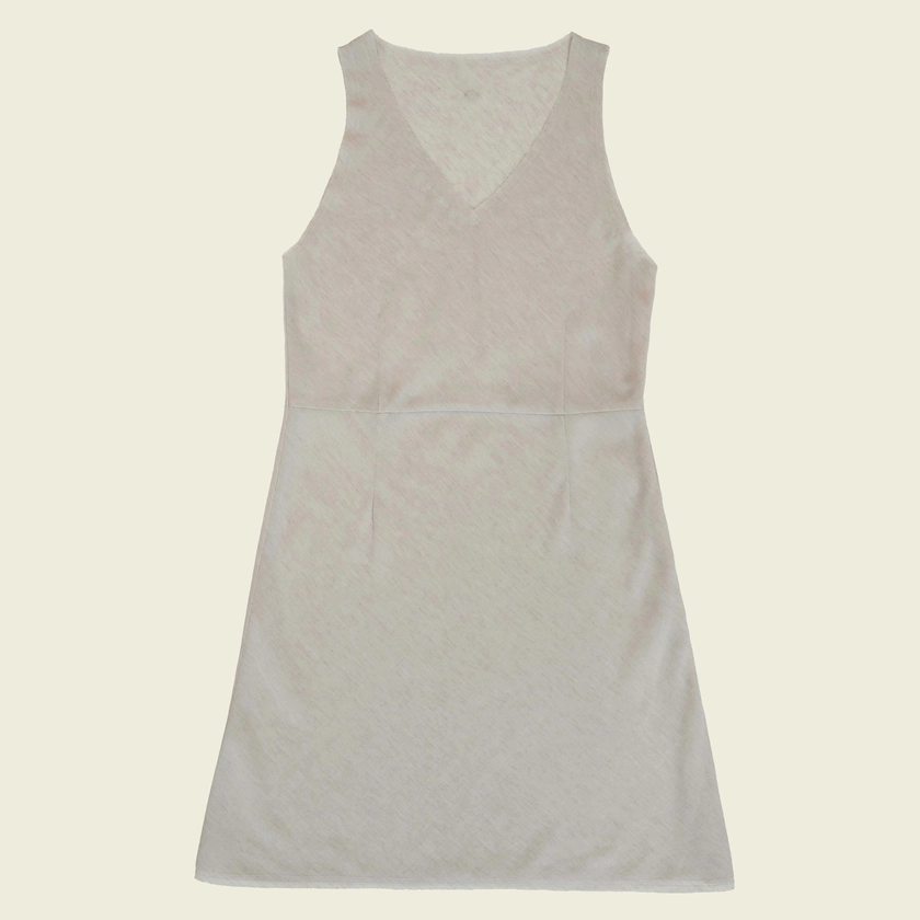 rough-cut dress (beige) - snugnook