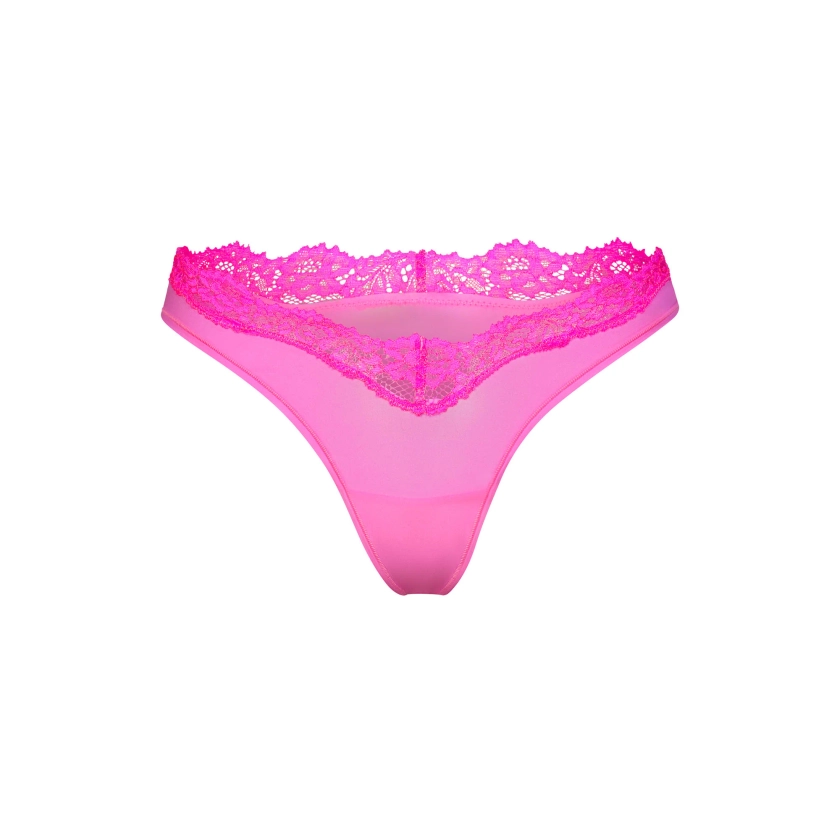 FITS EVERYBODY LACE DIPPED THONG | TAFFY TONAL