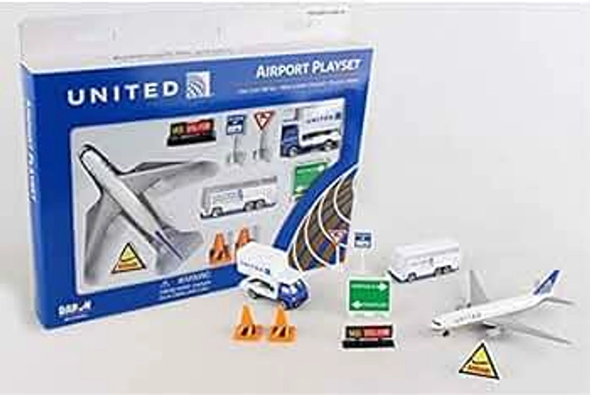United Airlines Airport Playset Toy