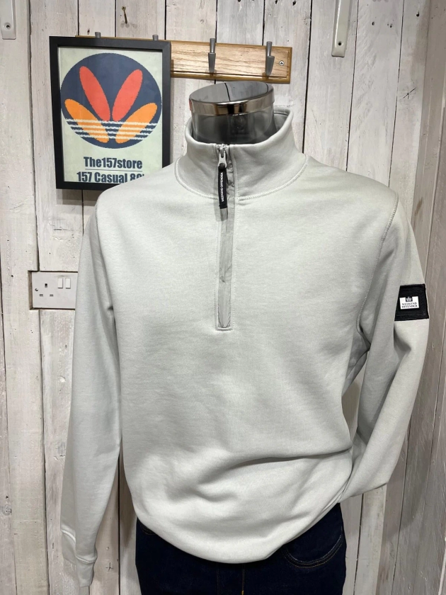 Weekend Offender Kraviz 1/4 Zip Sweat - Rhino