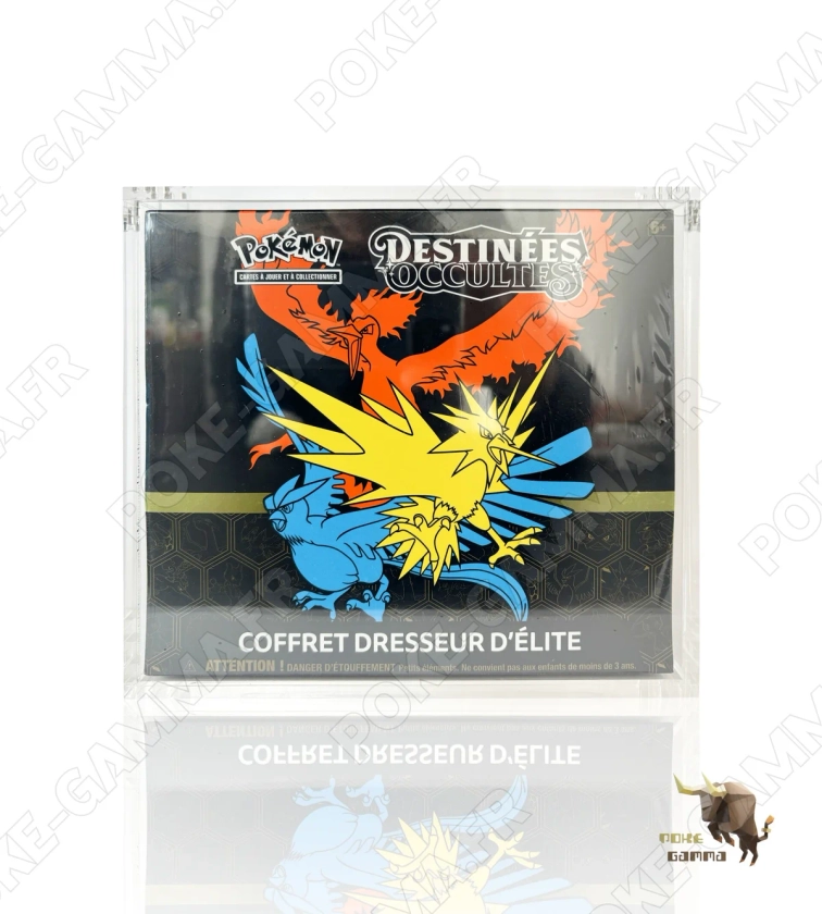 Protection acrylique premium pour ETB cartes Pokémon