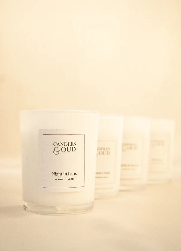 Aromas Collection: 4 Mini Candles | Candles & Oud