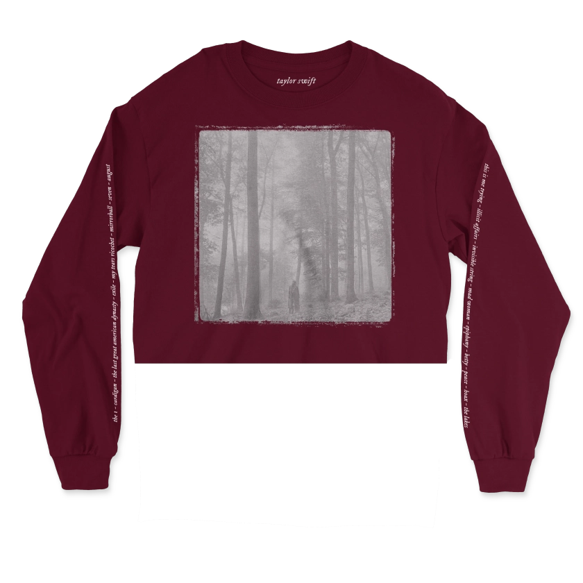 the "in the trees" Cropped Long Sleeve - Taylor Swift Official Store