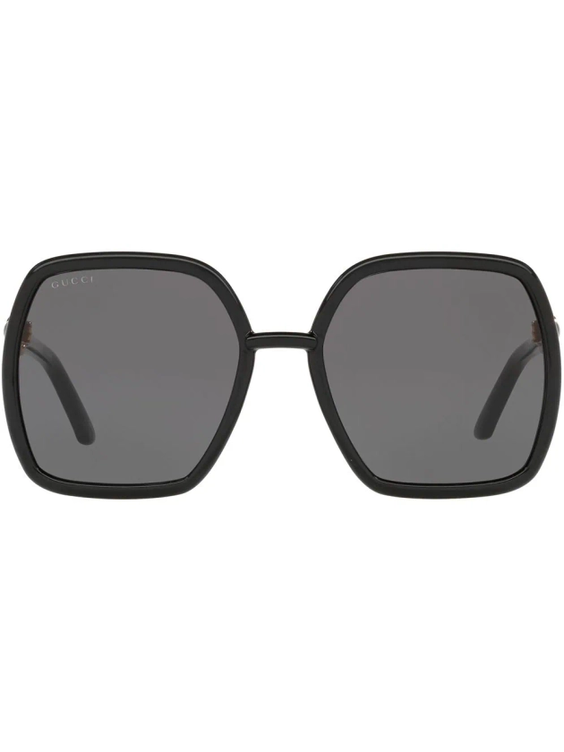 Gucci Eyewear horsebit-embellished Oversized Sunglasses - Farfetch