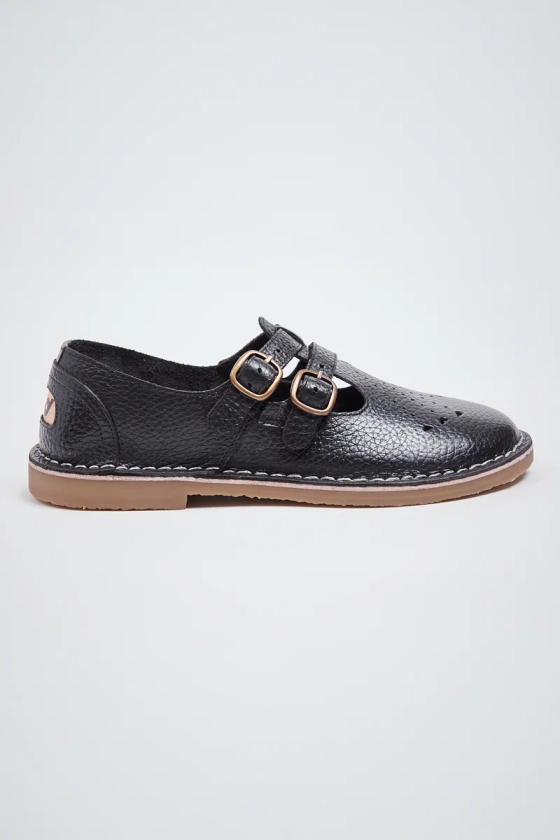 MARLEY LEATHER T-BAR SHOES