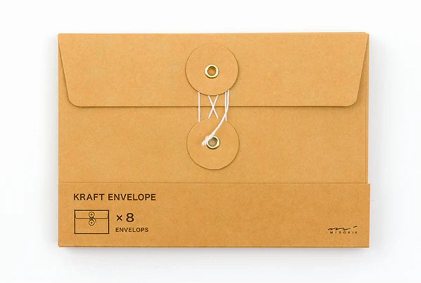 Midori Traveler's Notebook - Kraft Envelope M (2 colours)