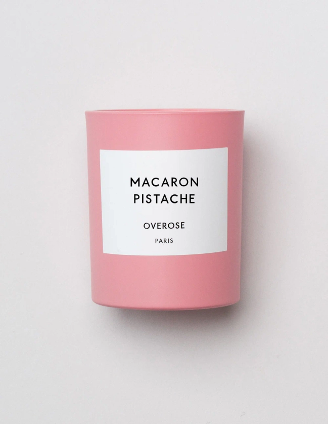 OVEROSE Macaron Pistachio Scented Candle, 240g