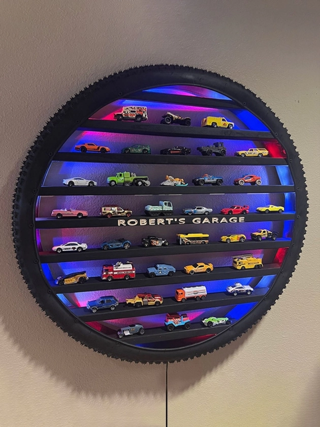 Personalized Toy Car Display Stand