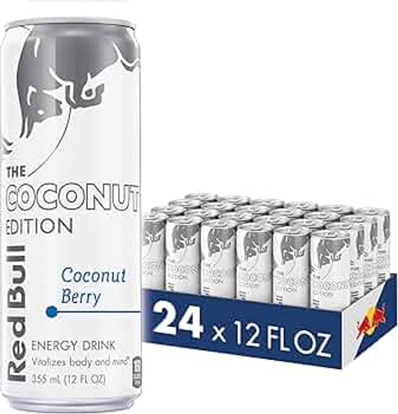 Red Bull Energy Drink, Coconut Berry, 12 fl oz (Pack of 24)