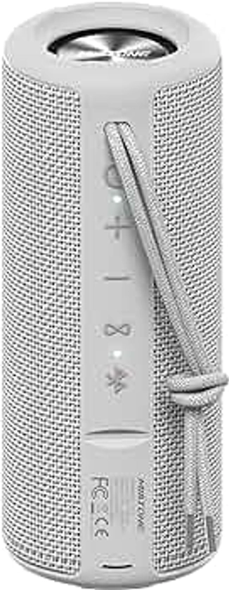 MIATONE Portable Bluetooth Wireless Speaker Waterproof Shower Speaker - Grey