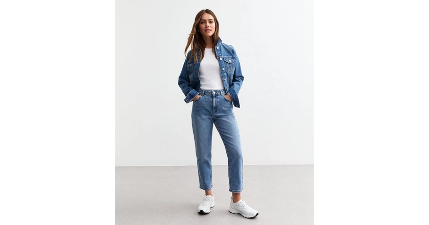 Petite Ankle Grazing Hannah Straight Leg Jeans | New Look