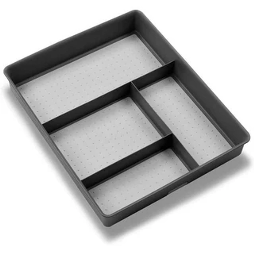 Classic 4 Compartment Drawer Organizer Gadget Tray, Granite | Overstock.com Shopping - The Best Deals on Kitchen & Pantry Storage | 41656688