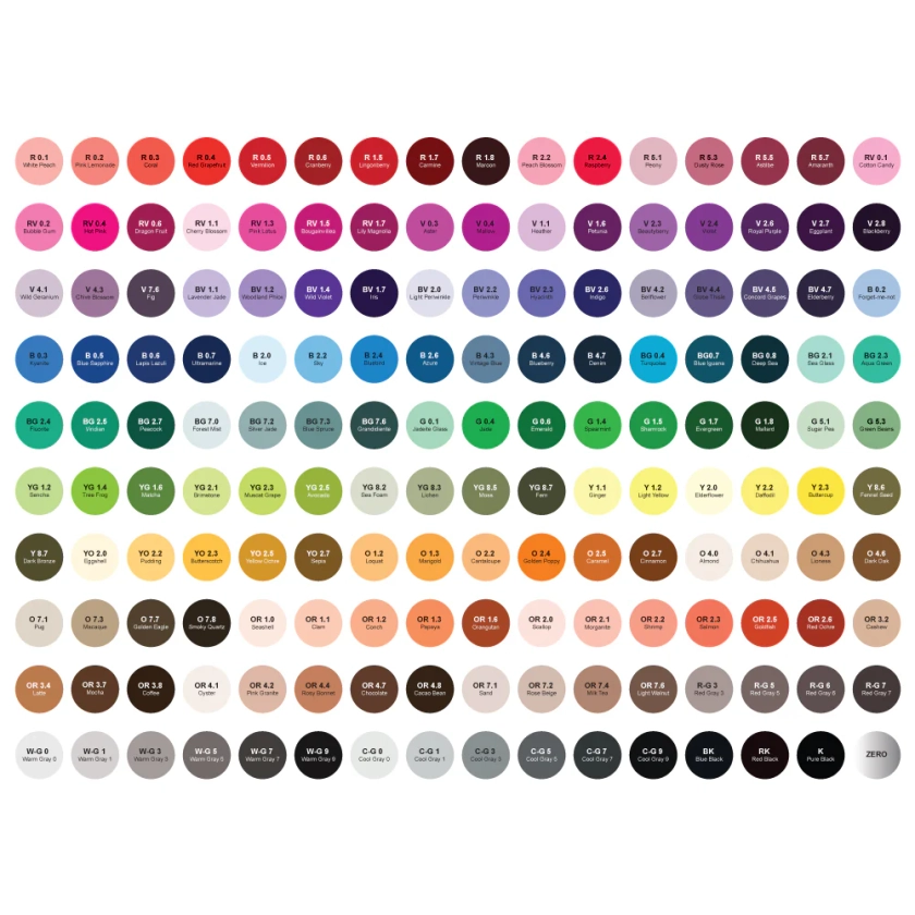 160 Color Brush Collection (128 + 32 New Colors)