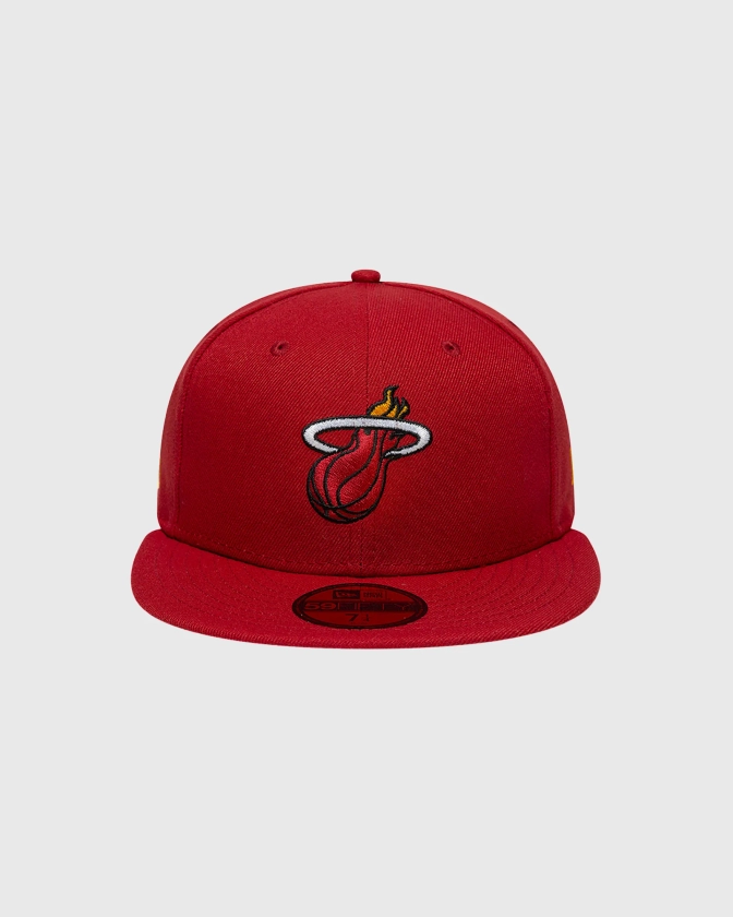 NBA Miami Heat New Era 59Fifty Fitted Cap - Red