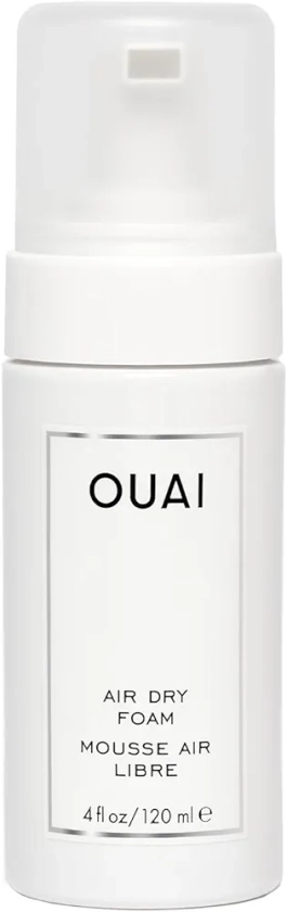 OUAI Air Dry Foam - Hair Mousse for Perfect Beach Waves - With Kale and Carrot Extract to Condition, Detangle and Protect Hair - Paraben, Phthalate and Sulfate Free Hair Styling Products (4 Oz)