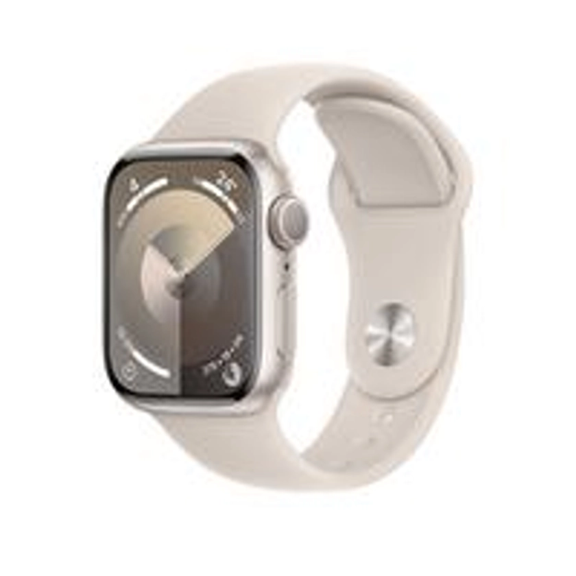 Watch Series 9 (GPS), 41mm Starlight Aluminium Case with Starlight Sport Band