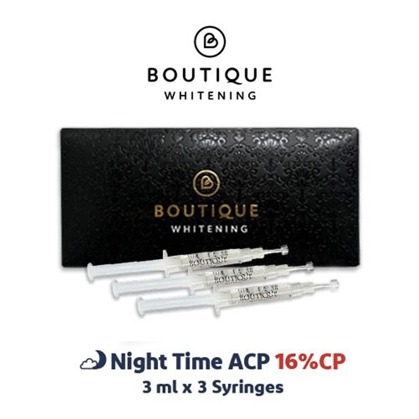 Boutique Home Whitening 16%CP (3ml x 3 Syringes) - Green Dental