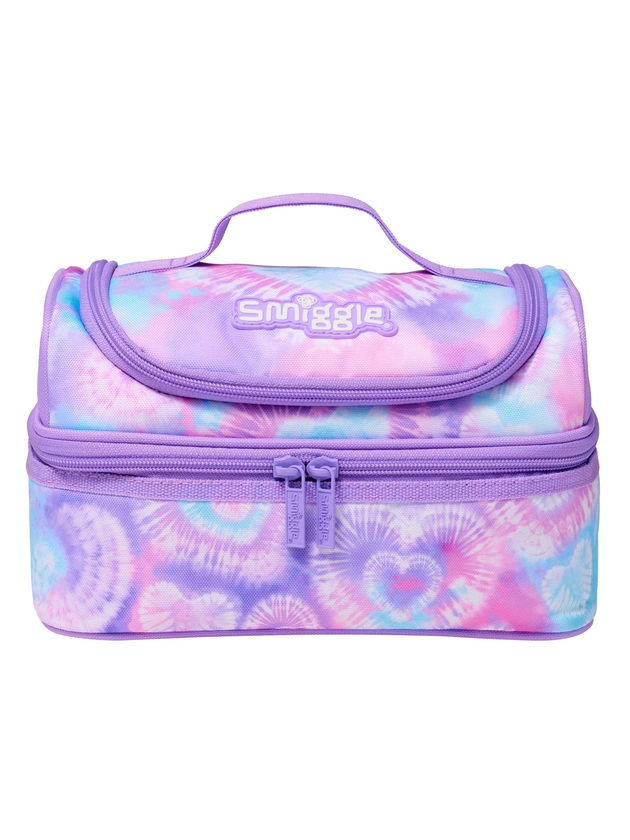 I Heart Smiggle Double Decker Lunchbox Lilac - Smiggle Online