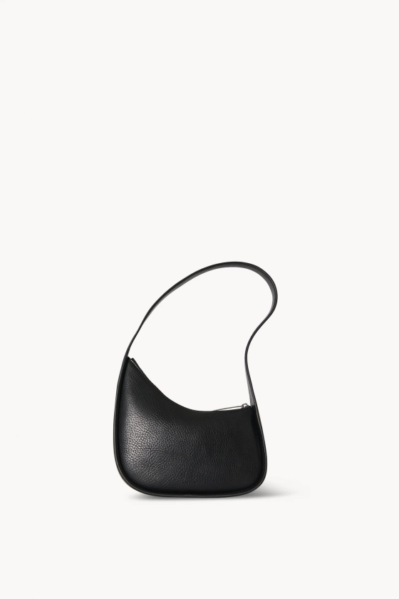 Half Moon Bag Black in Leather – The Row