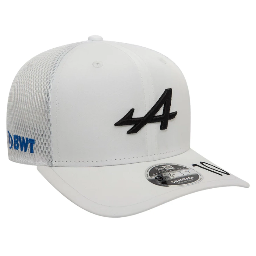 Pierre Gasly Alpine New Era Team Driver 9FIFTY Trucker Adjustable Hat - White