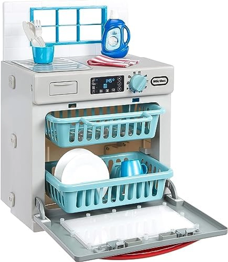 Little Tikes First Dishwasher - Realistic Home Appliance for Kids - Interactive Toy with 14 Kitchen Accessories for Kids 2+ Years Old : Amazon.com.be: Toys