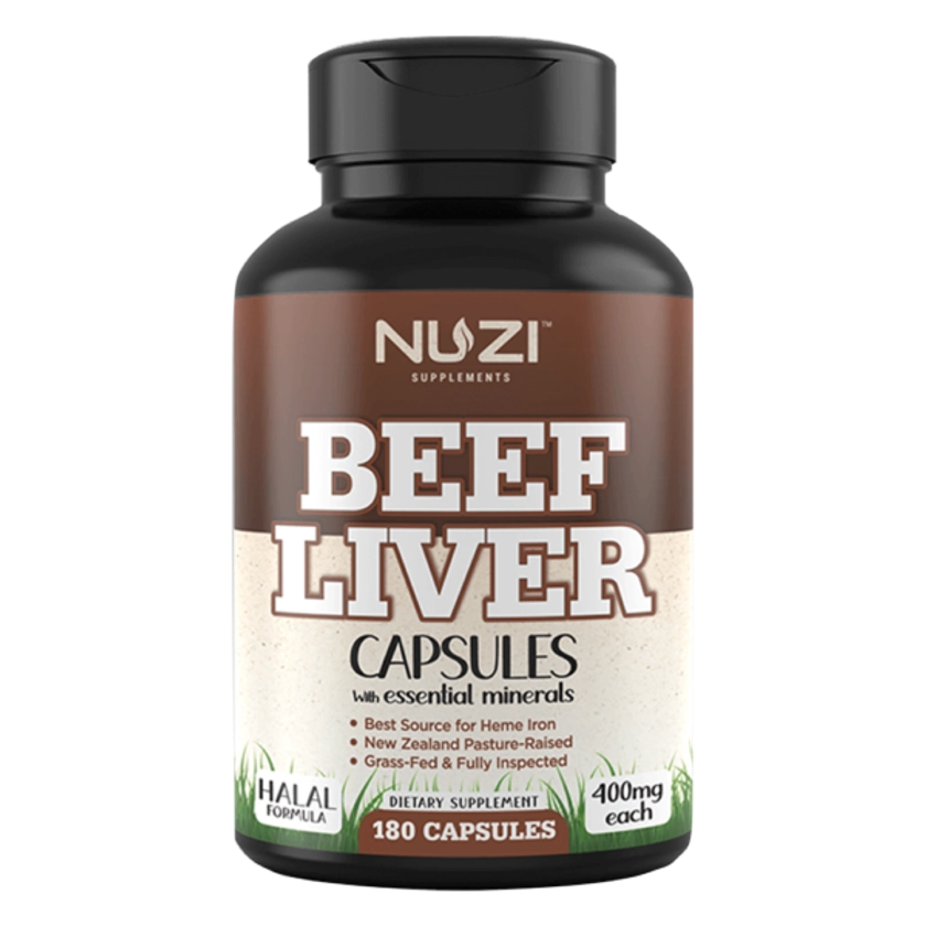 Beef Liver Capsules - NUZI™ Supplements