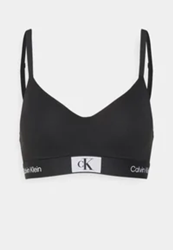 Calvin Klein Underwear UNLINED BRALETTE - Bustier - black/schwarz - Zalando.de