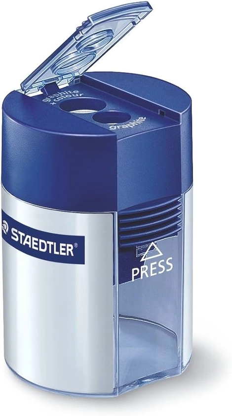 Amazon.com : Staedtler 512 001 ST Double-hole Tub Pencil Sharpener : Artists Sharpening Tools : Office Products