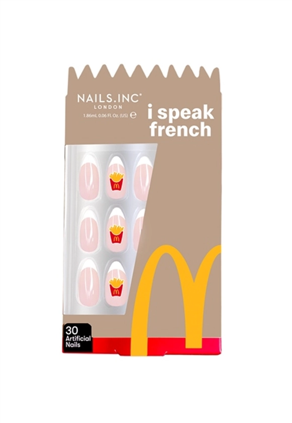 Nails.INC X McDonald's i speak french Press On Nails