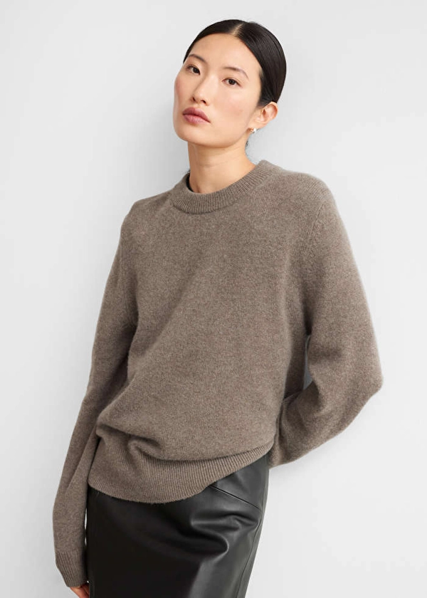 Pull en cachemire - Taupe - Cashmere sweaters - & Other Stories FR