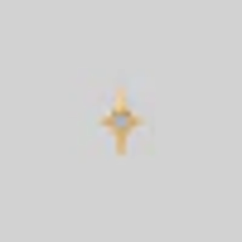 NOVA. Star Flare Opalite Stud Earring - Gold