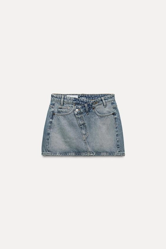 DENIM TRF MINI SKIRT