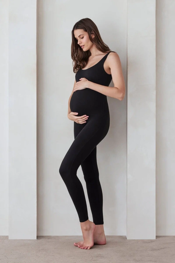 The Lucy Scoop Neck Maternity Unitard | Shop The Lucy Sleeveless Scoop Neck Maternity Unitard | Bumpsuit