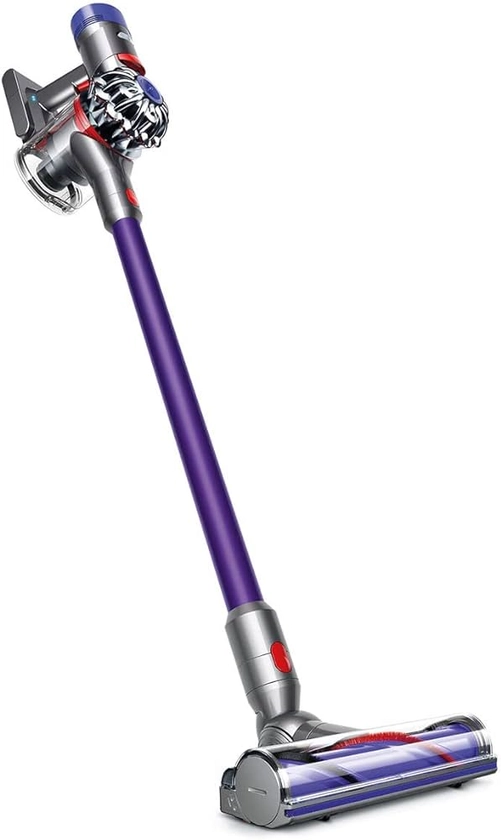 Dyson V8 Origin+ Cordless Stick Vacuum Cleaner: HEPA Filter, Telescopic Handle, Bagless, Rotating Brushes, Battery Operated, Portable, 40 Min Runtime, Purple