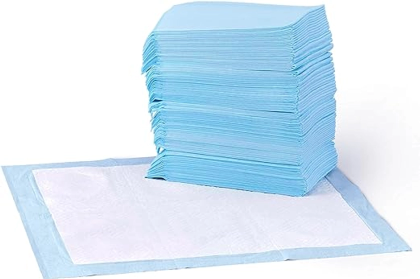 Amazon Basics Dog and Puppy Training Pads, Leakproof, 5-Layer Design with Quick-Dry Surface, Regular, Pack of 50, Blue : Amazon.co.uk: Pet Supplies