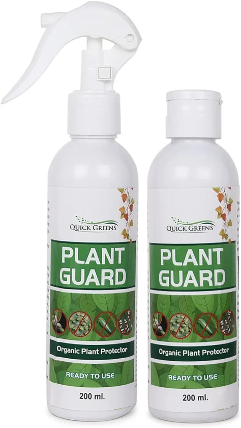 Quick Greens Plant Guard(400ml) | Ready to Use Organic Cold Pressed Pure Neem Oil Spray for Indoor and Outdoor Plants | Removes Mealybugs, Fungus and Other Pests from plants : Amazon.in: Garden & Outdoors