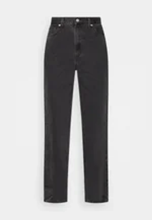 Levi's® HIGH WAISTED STRAIGHT - Straight leg jeans - breathe in/black denim - Zalando.co.uk