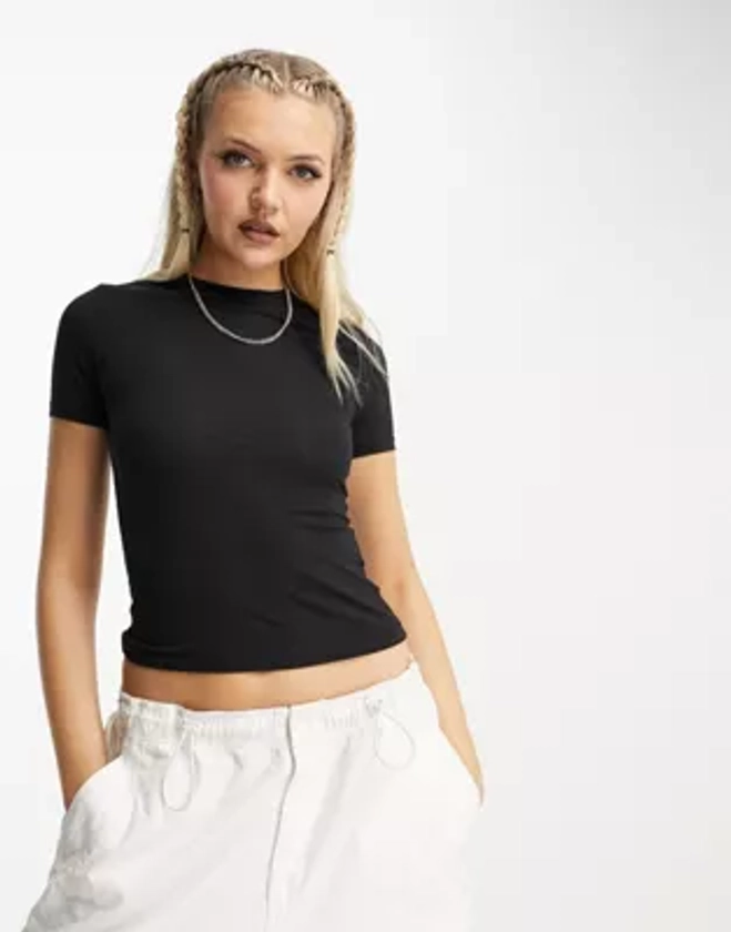 Weekday Slim t-shirt in black | ASOS