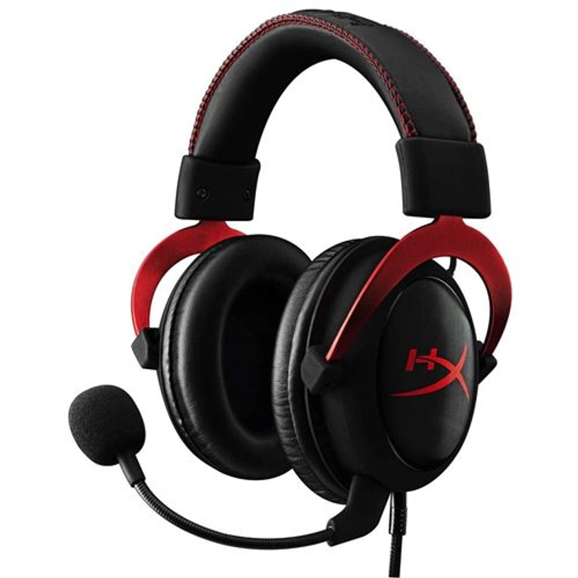 Casque Gaming HyperX Cloud II Noir et rouge