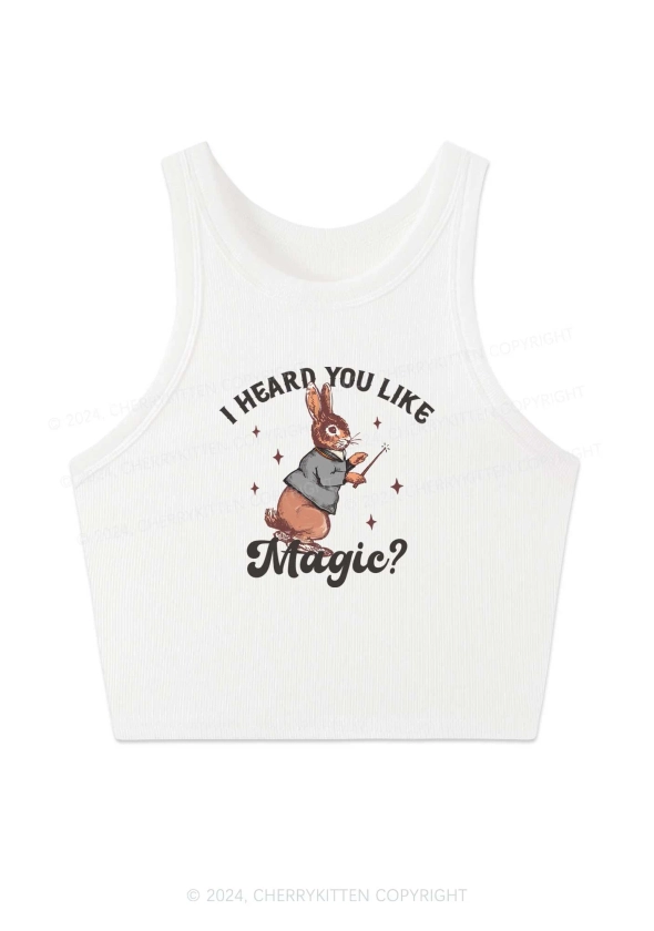 Cherrykitten I Heard You Like Magic Y2K Crop Tank Top Cherrykitten for Sale