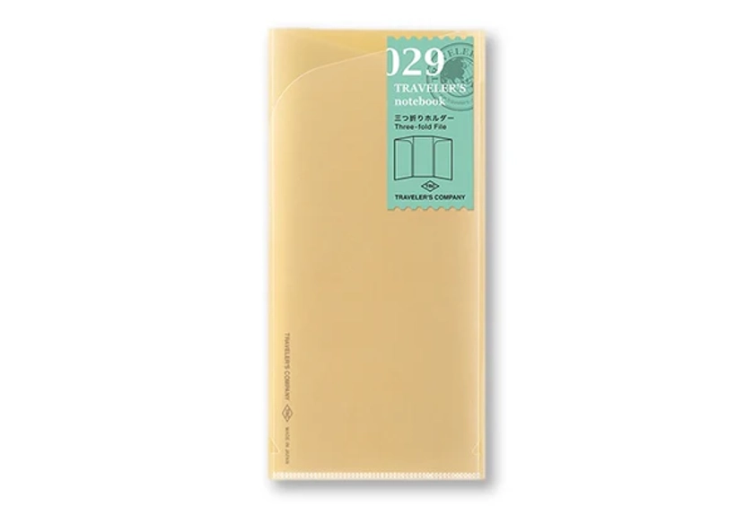 Traveler's Notebook - 029. Three Fold Refill