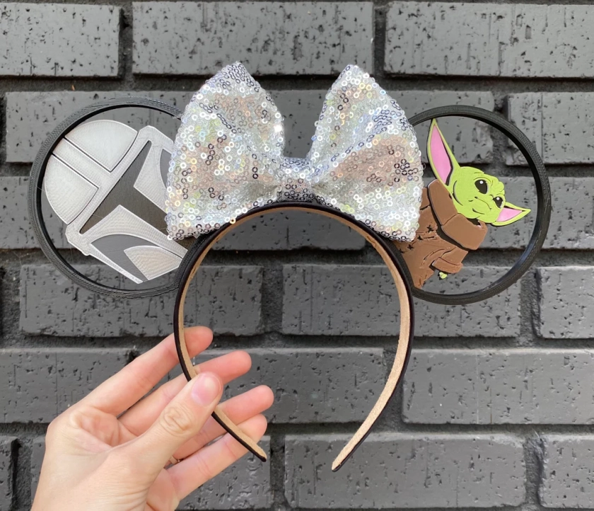 Mando & Grogu 3D Ears - Etsy