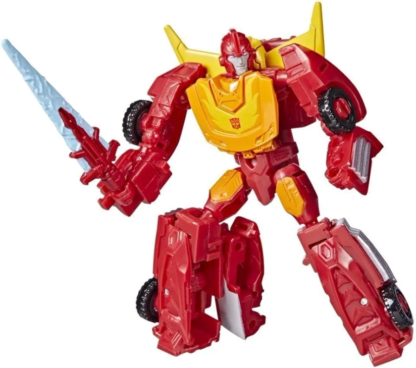 Transformers Toys Generations Legacy Core Autobot Hot Rod Action Figure - 8 and Up, Multicolor, One Size, F3012