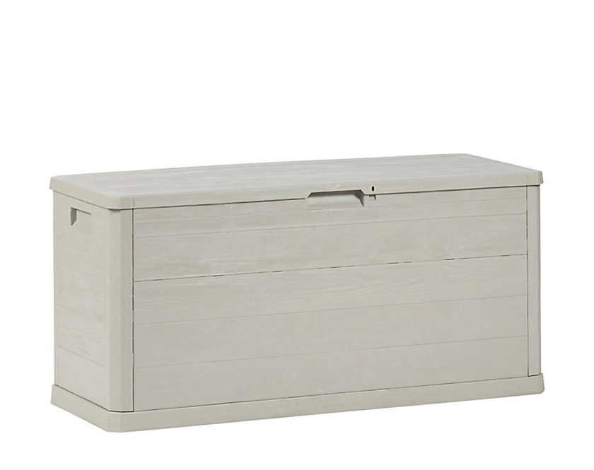 Coffre de jardin Toomax Woody's taupe 280 L | Castorama