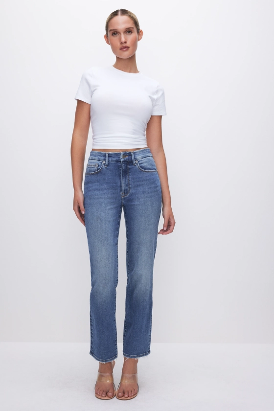 ALWAYS FITS GOOD LEGS STRAIGHT JEANS | INDIGO316 - GOOD AMERICAN