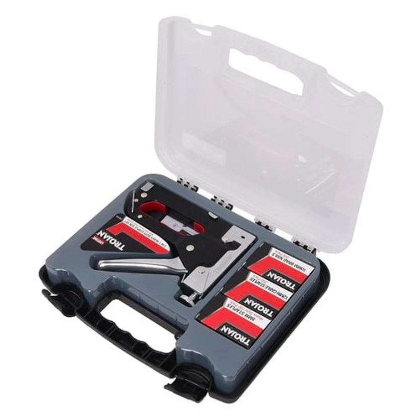 Trojan 3 In 1 Heavy Duty Staple Gun Set