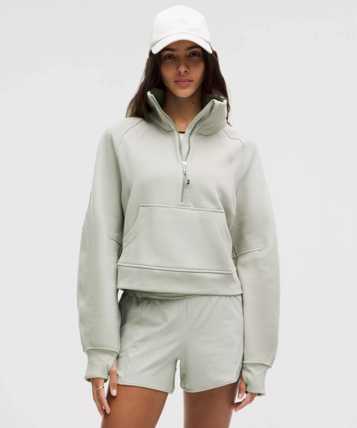 Scuba Oversized Funnel-Neck Half Zip