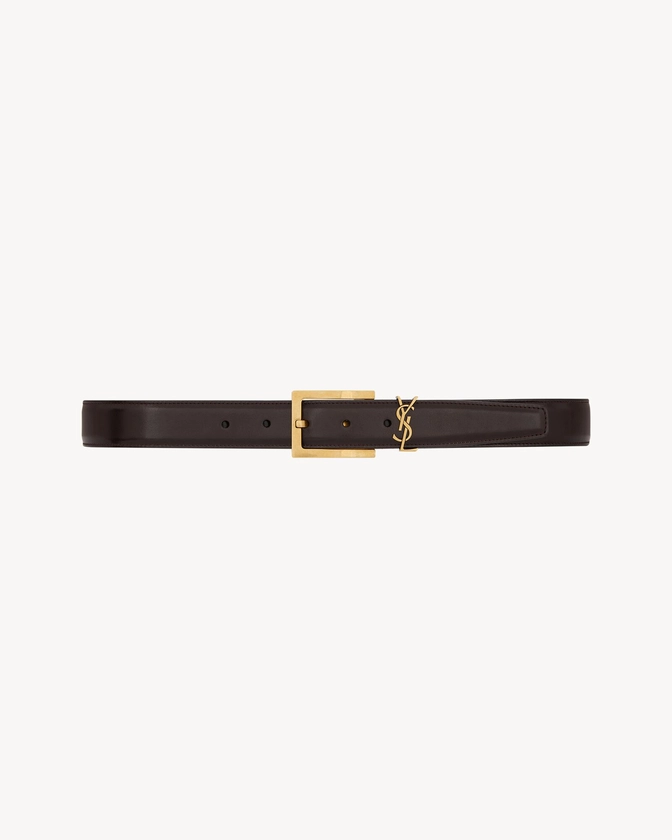 CASSANDRE belt in shiny leather | Saint Laurent | YSL.com