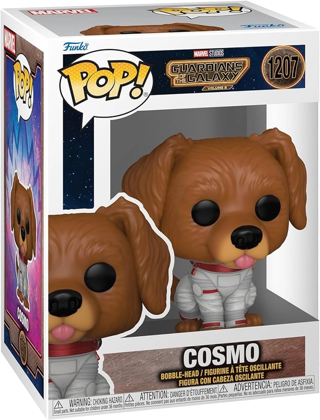 Funko POP! Vinyl: Marvel - Guardians Of the Galaxy 3 - Cosmo the Space Dog - Collectable Vinyl Figure - Gift Idea - Official Merchandise - Toys for Kids & Adults - Movies Fans